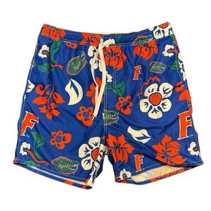 Wes & Willy University Of Florida Gators Floral Swim Trunks